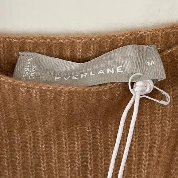 Everlane Brown Square Neck Crop Tank Top Size Medium - Picture 8 of 8